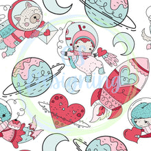 Load image into Gallery viewer, Astronaut seamless pattern
