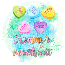 Load image into Gallery viewer, Mommy’s/Daddy’s sweetheart PNG
