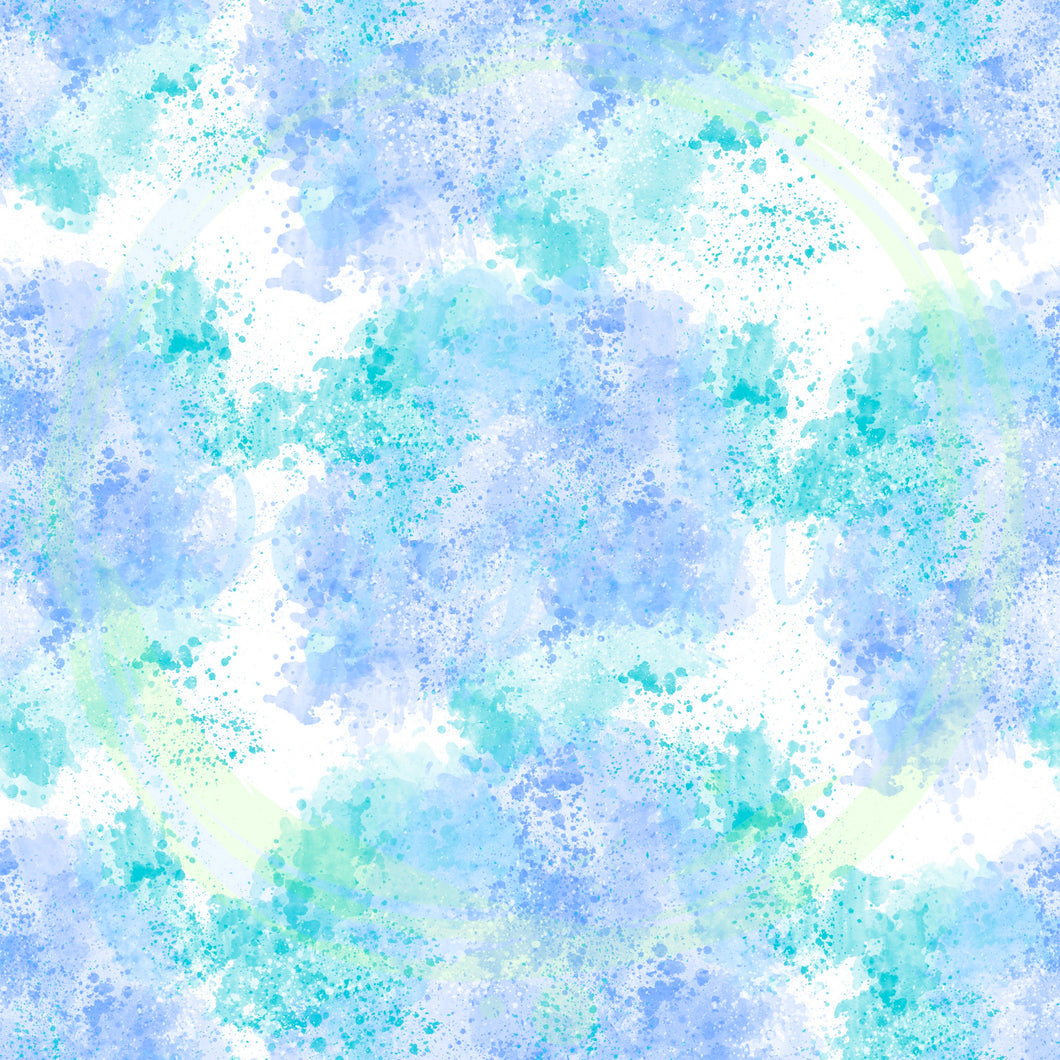 Blue/purple splatter seamless pattern