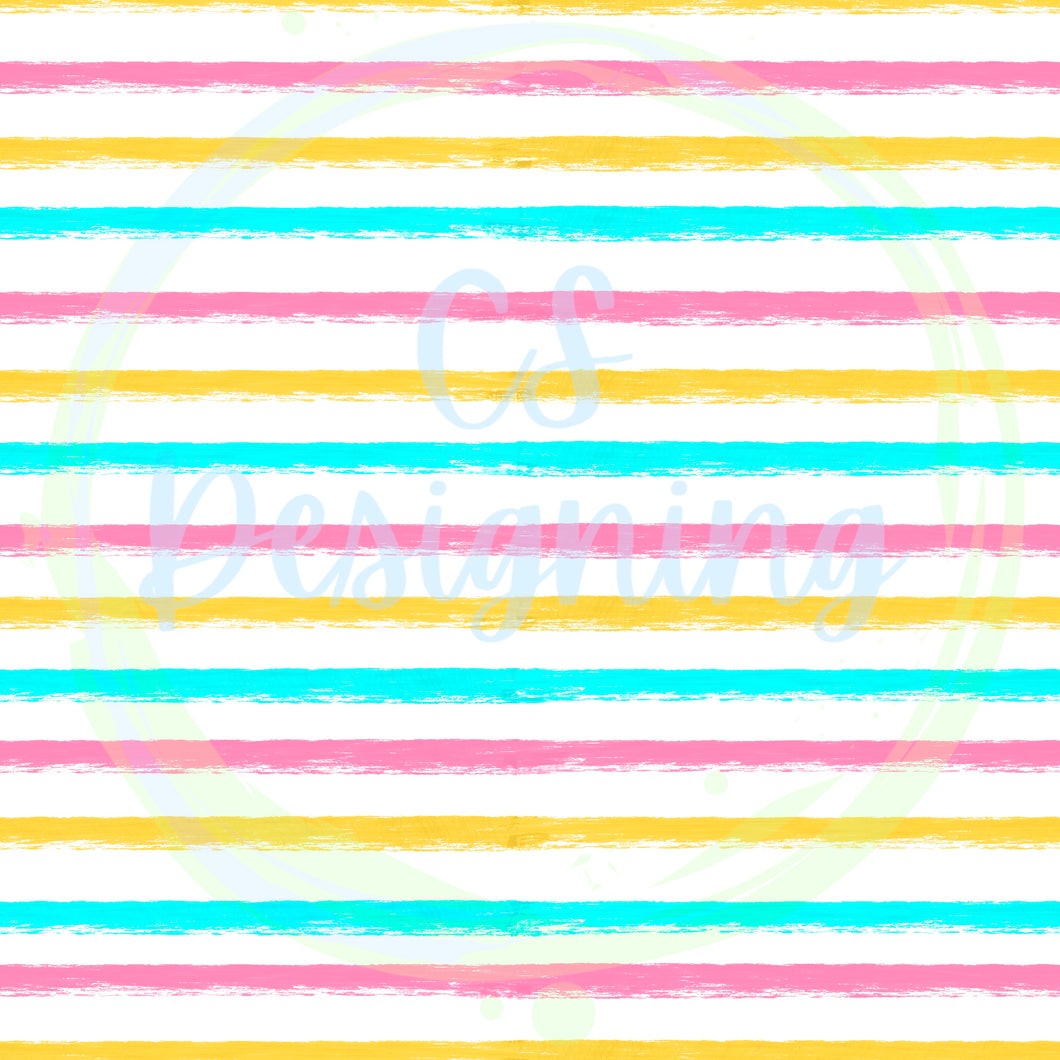 Mouse unicorn stripe seamless pattern