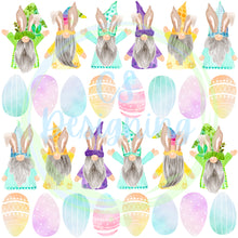 Load image into Gallery viewer, Easter gnomes seamless pattern
