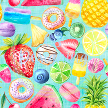 Load image into Gallery viewer, Mixed fruit seamless pattern
