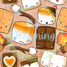 Load image into Gallery viewer, S’more seamless pattern
