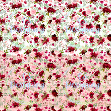 Load image into Gallery viewer, Burgundy floral seamless pattern
