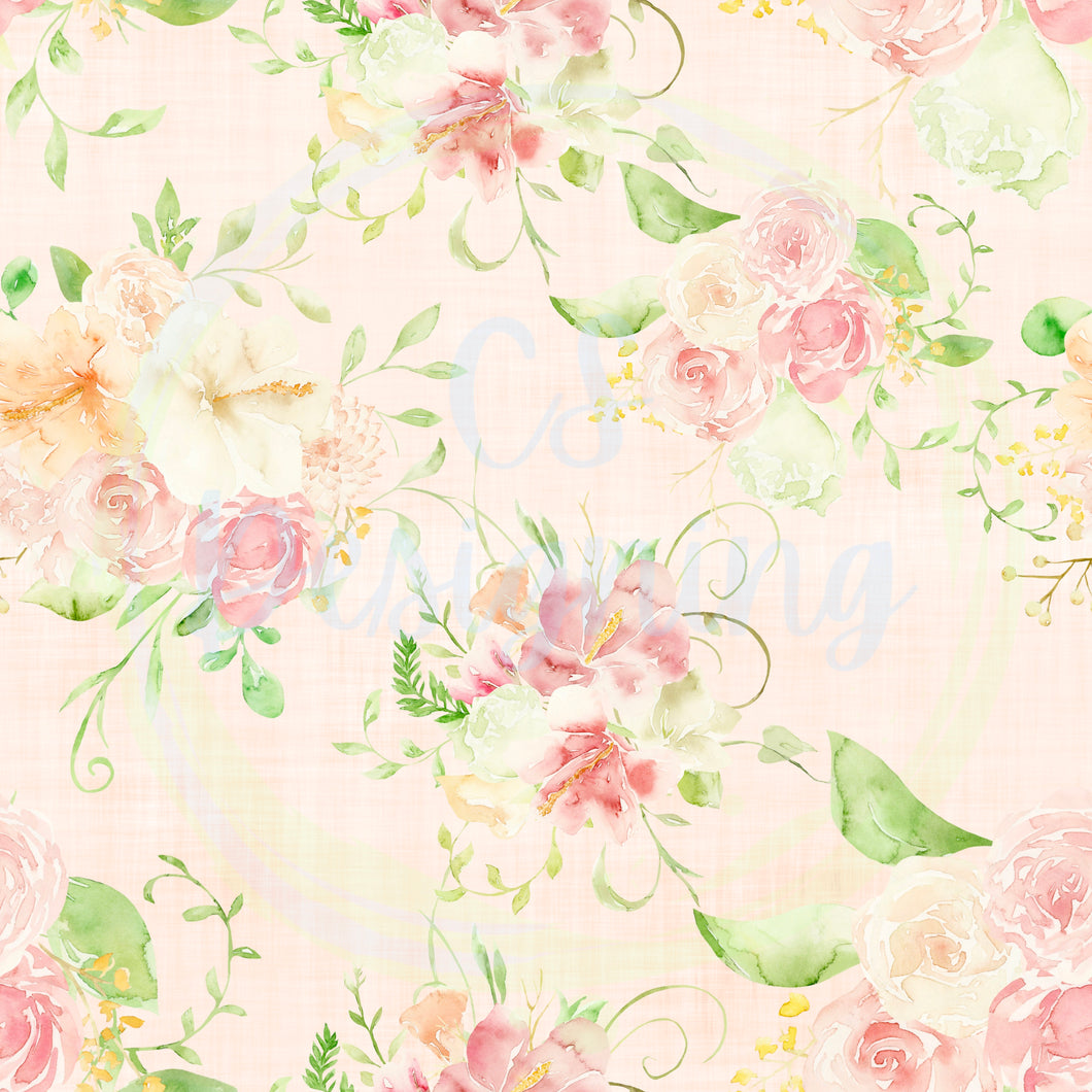 Elegant floral seamless pattern