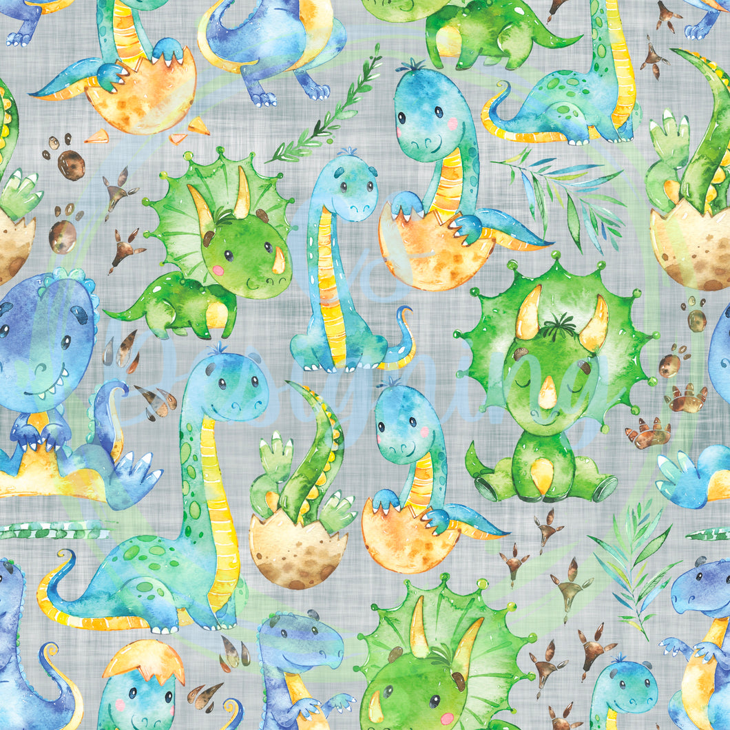 Dinos seamless pattern