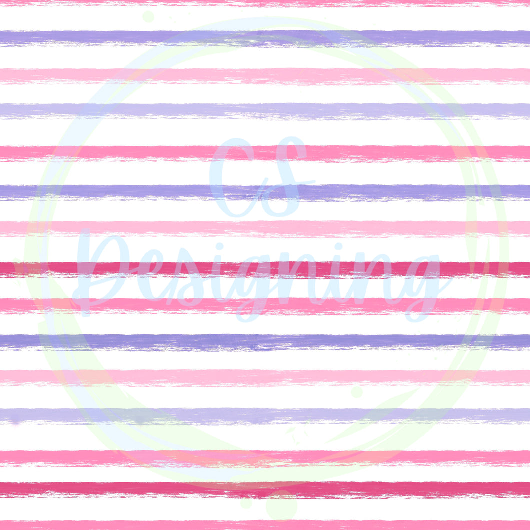 Girl pup heroes inspired stripes seamless pattern