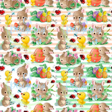 Load image into Gallery viewer, Bunny garden seamless pattern
