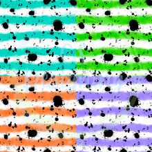 Load image into Gallery viewer, Black splatter stripes seamless pattern
