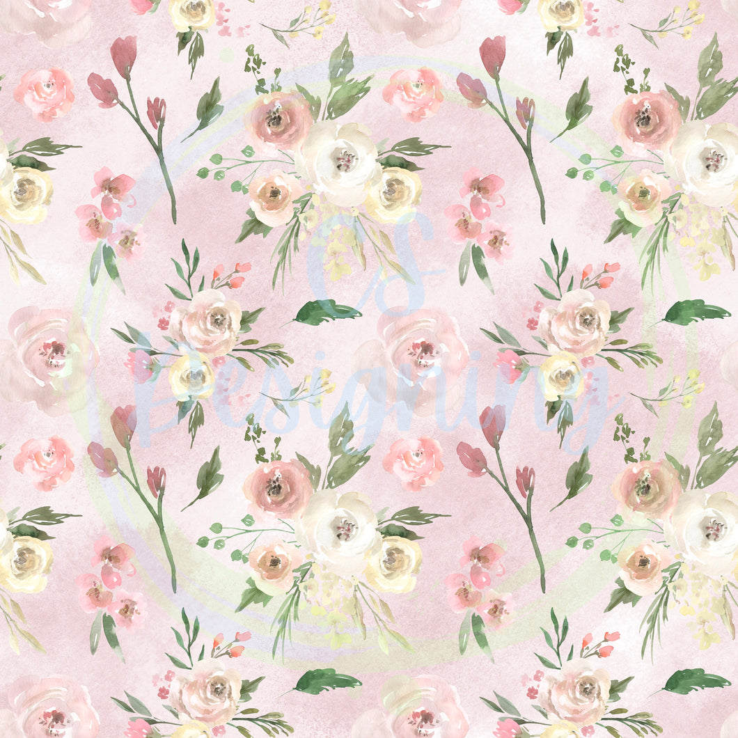 Dainty floral seamless pattern