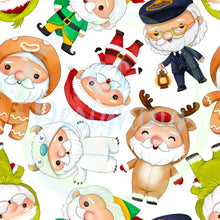 Load image into Gallery viewer, Santa seamless pattern
