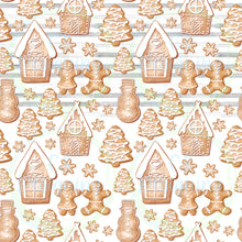 Load image into Gallery viewer, Gingerbread life seamless pattern
