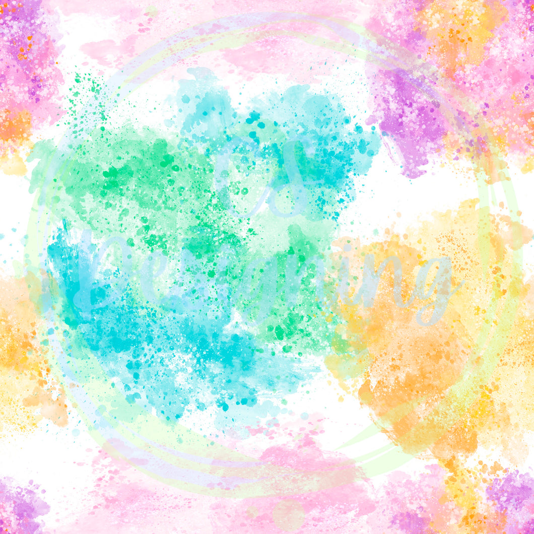 Multicolor splatter seamless pattern