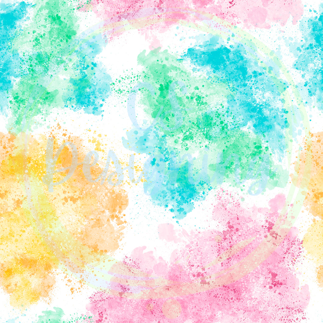 Multicolor splatter seamless pattern