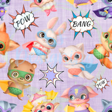 Load image into Gallery viewer, Super animals seamless pattern
