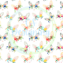 Load image into Gallery viewer, Bunny faces seamless pattern
