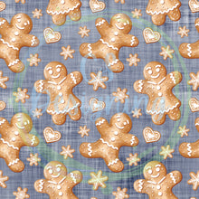 Load image into Gallery viewer, Gingerbread couple seamless pattern
