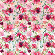 Load image into Gallery viewer, Fuschia floral seamless pattern
