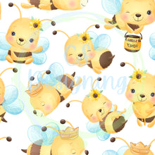 Load image into Gallery viewer, Bee seamless pattern
