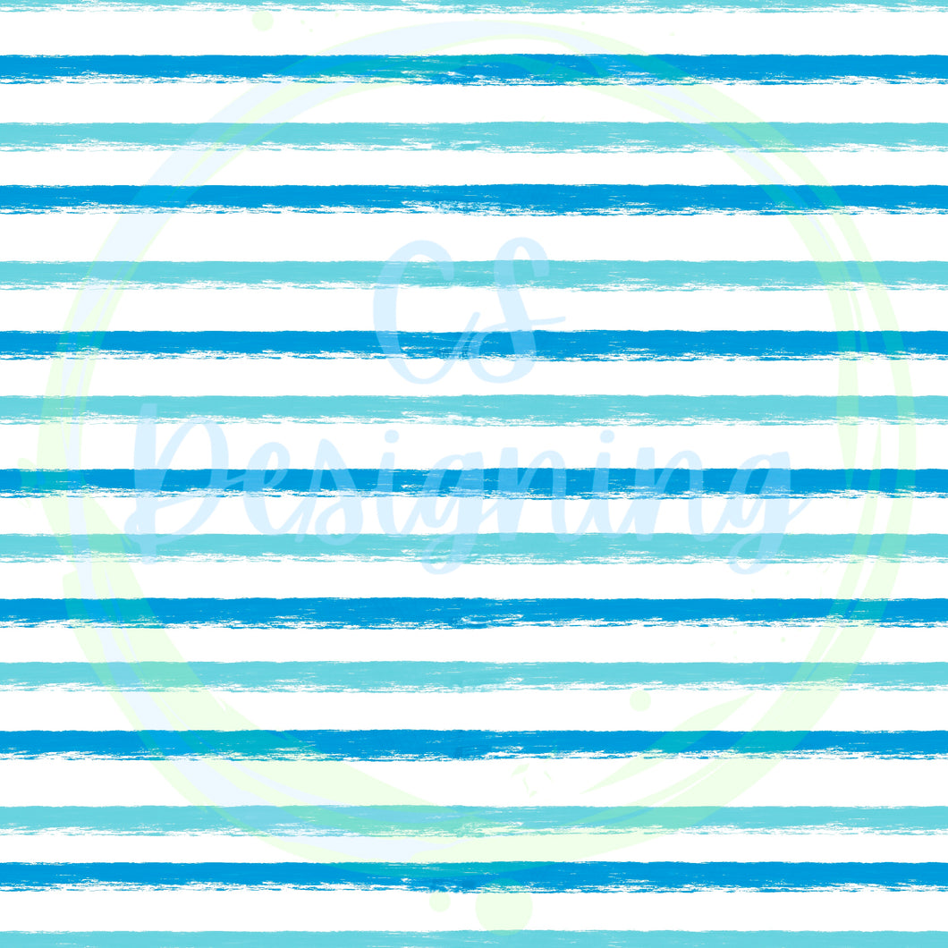 Blue alien stripe seamless pattern