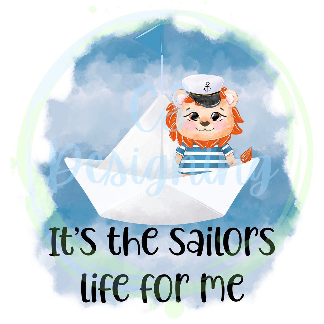 Sailor lion PNG