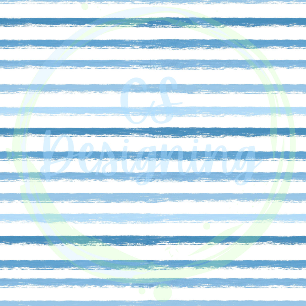 Blue ombré stripes seamless pattern