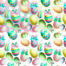 Load image into Gallery viewer, Bunny eggs seamless pattern
