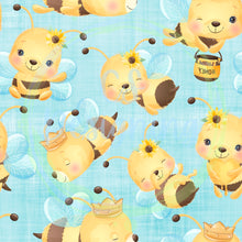 Load image into Gallery viewer, Bee seamless pattern
