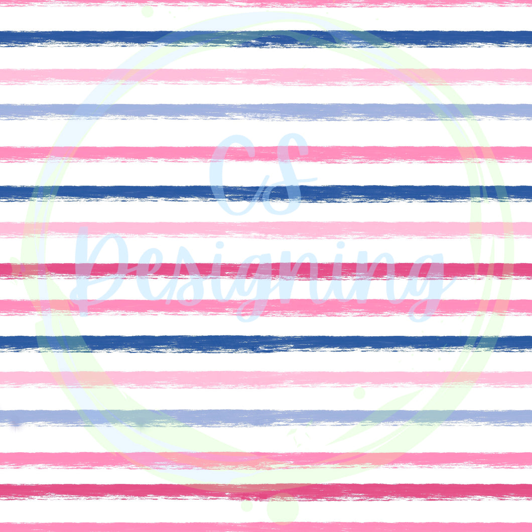 Blue and pink stripe seamless pattern