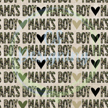 Load image into Gallery viewer, Mama’s Boy seamless pattern
