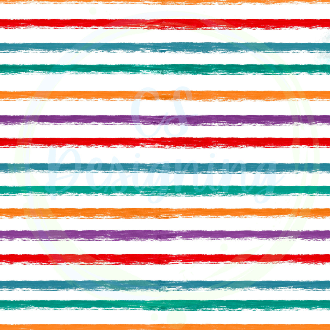 Snow White inspired stripes seamless pattern