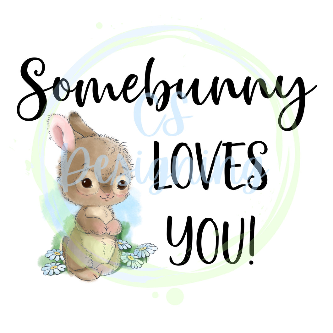 Some bunny loves you PNG