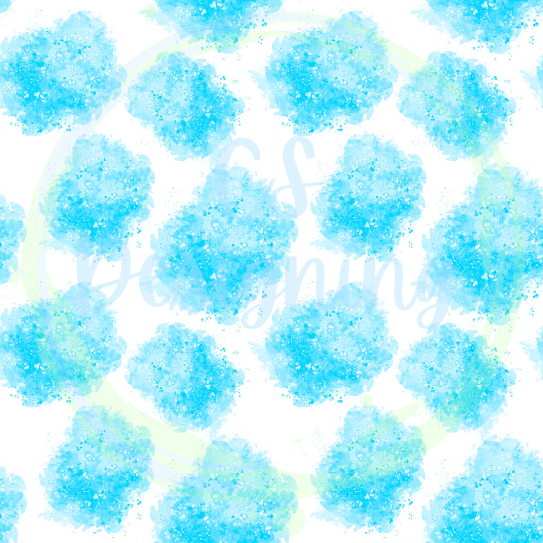 Blue splatter seamless pattern