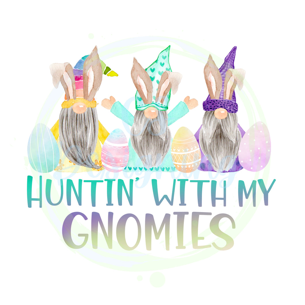 Hunting with my gnomies PNG