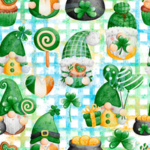 Load image into Gallery viewer, St patty gnomes seamless pattern
