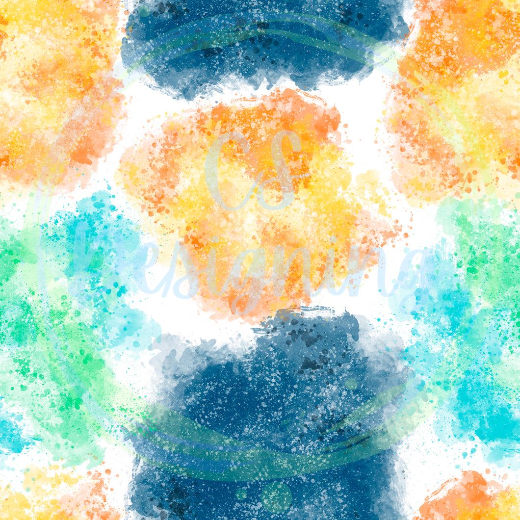 Skeleton boy coordinate splatter seamless pattern
