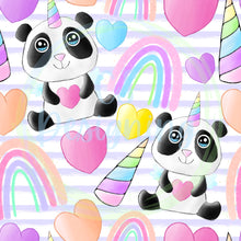 Load image into Gallery viewer, Pandicorn seamless pattern
