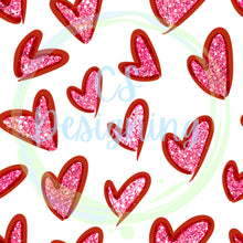 Load image into Gallery viewer, Heart seamless pattern
