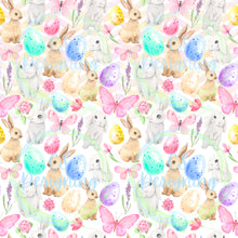 Load image into Gallery viewer, Bunnies &amp; eggs seamless pattern
