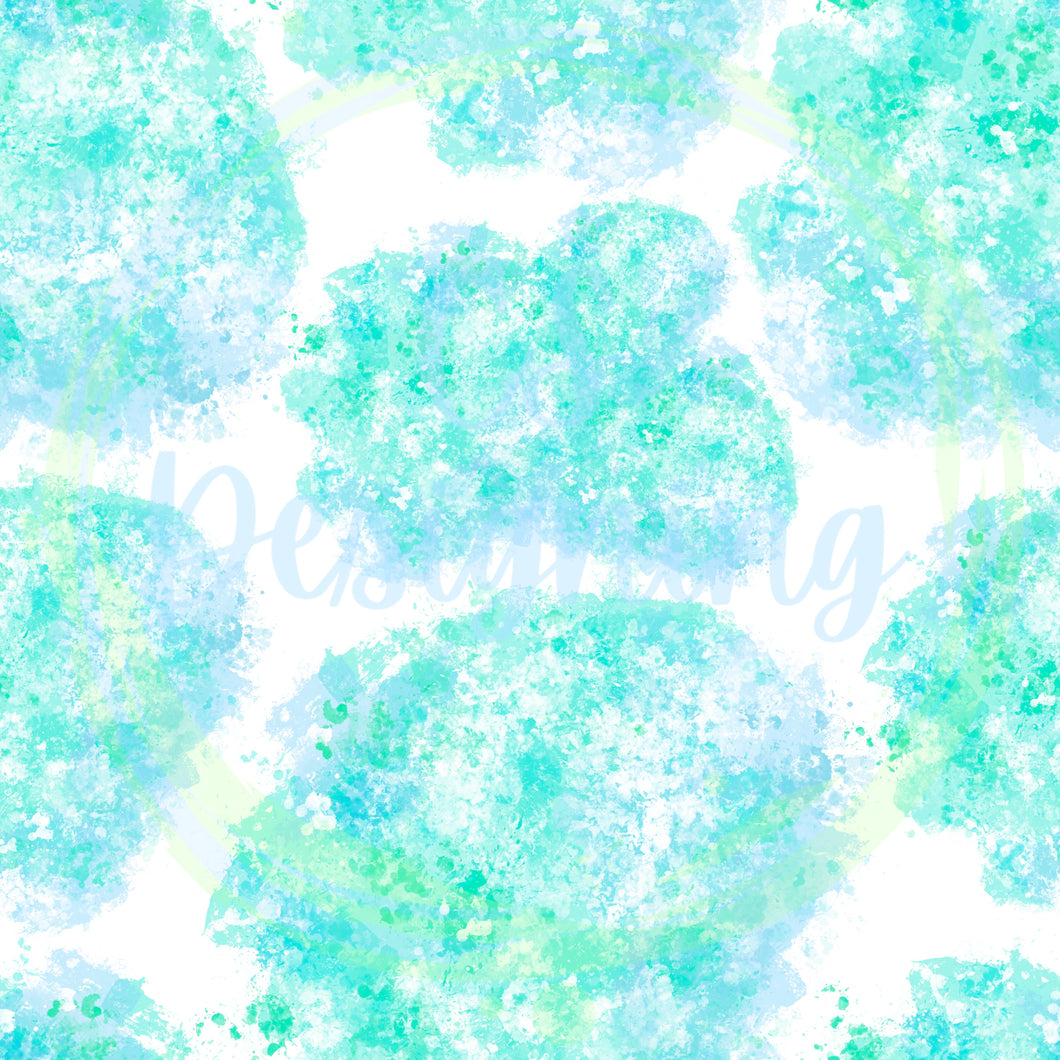Green/blue splatter seamless pattern