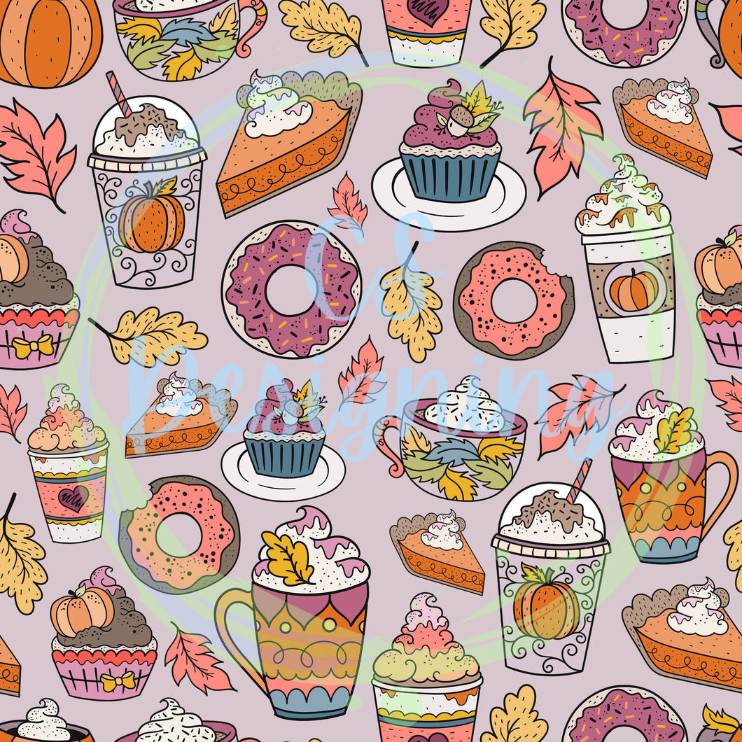 Purple PSL seamless pattern