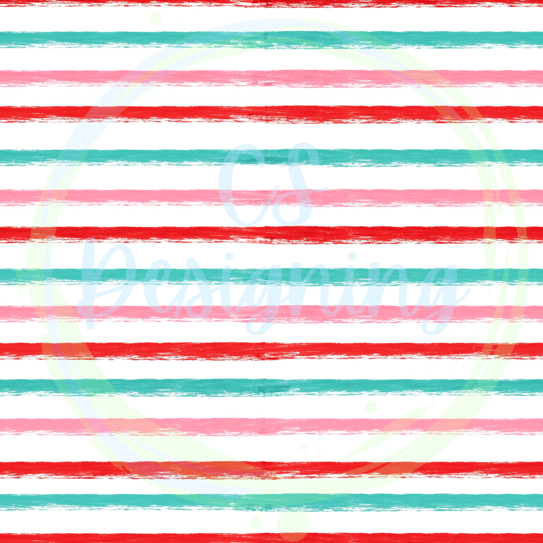 Christmas sweets stripes seamless pattern