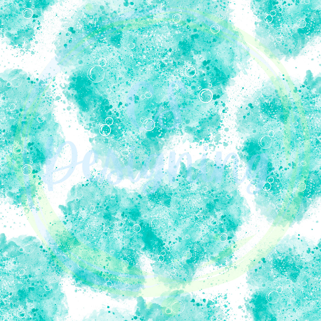 Splatter w/ bubbles seamless pattern