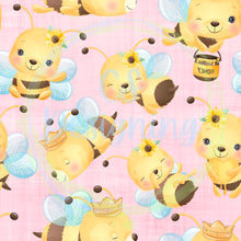 Load image into Gallery viewer, Bee seamless pattern
