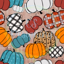 Load image into Gallery viewer, Pumpkins seamless pattern
