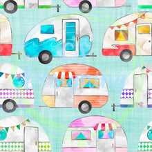 Load image into Gallery viewer, Camper seamless pattern
