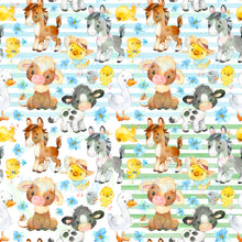 Load image into Gallery viewer, Farm animals seamless pattern
