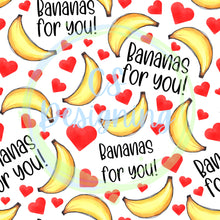 Load image into Gallery viewer, Bananas for you seamless pattern
