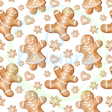 Load image into Gallery viewer, Gingerbread couple seamless pattern
