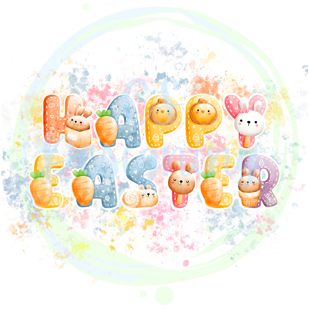 Easter letters PNG